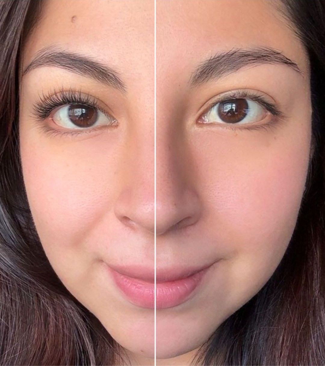 Antes y después, estilo Doll Eyes