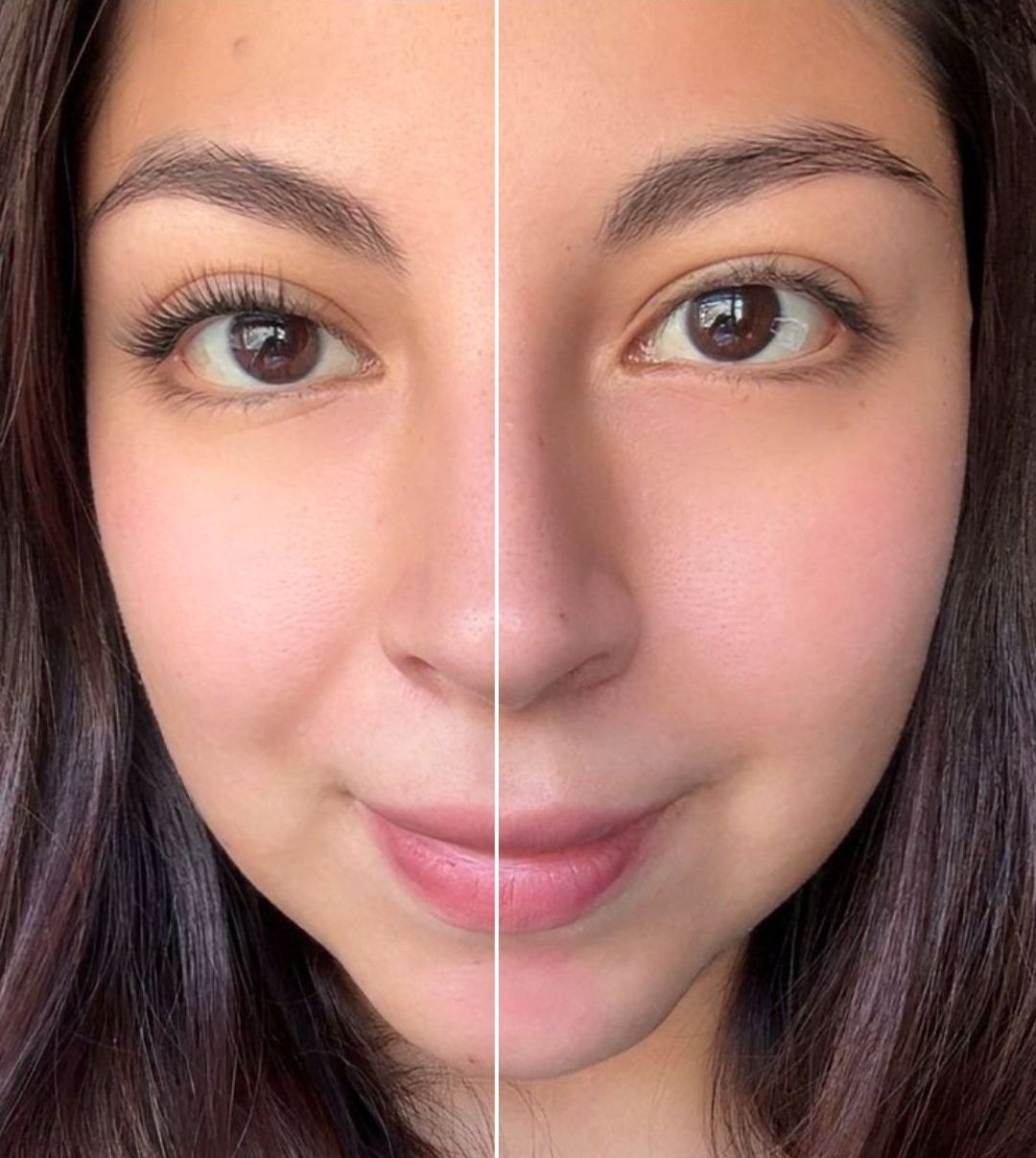 Antes y después, estilo Honey Eyes